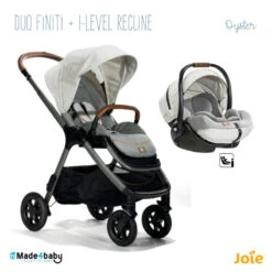 Duo Poussette Finiti + I-Level Recline JOIE Signature Oyster