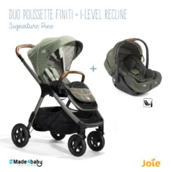 Duo Poussette Finiti + I-Level Recline JOIE Signature Pine
