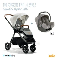 Duo Poussette Finiti + I-Snug 2 JOIE Signature Oyster / Pebble