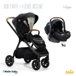 Duo Poussette Finiti + Siège Auto I-Level Recline JOIE Signature Eclipse
