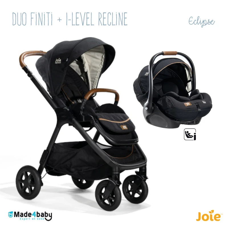 Duo Poussette Finiti + Siège Auto I-Level Recline JOIE Signature Eclipse