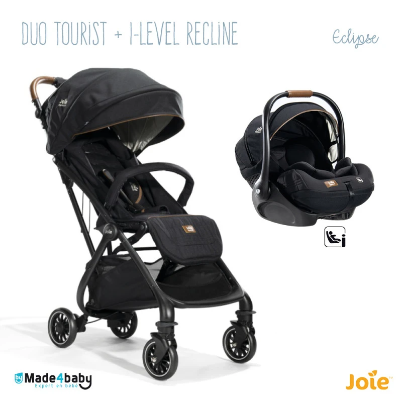 Duo Poussette Tourist + Siège I-Level Recline JOIE Signature Eclipse