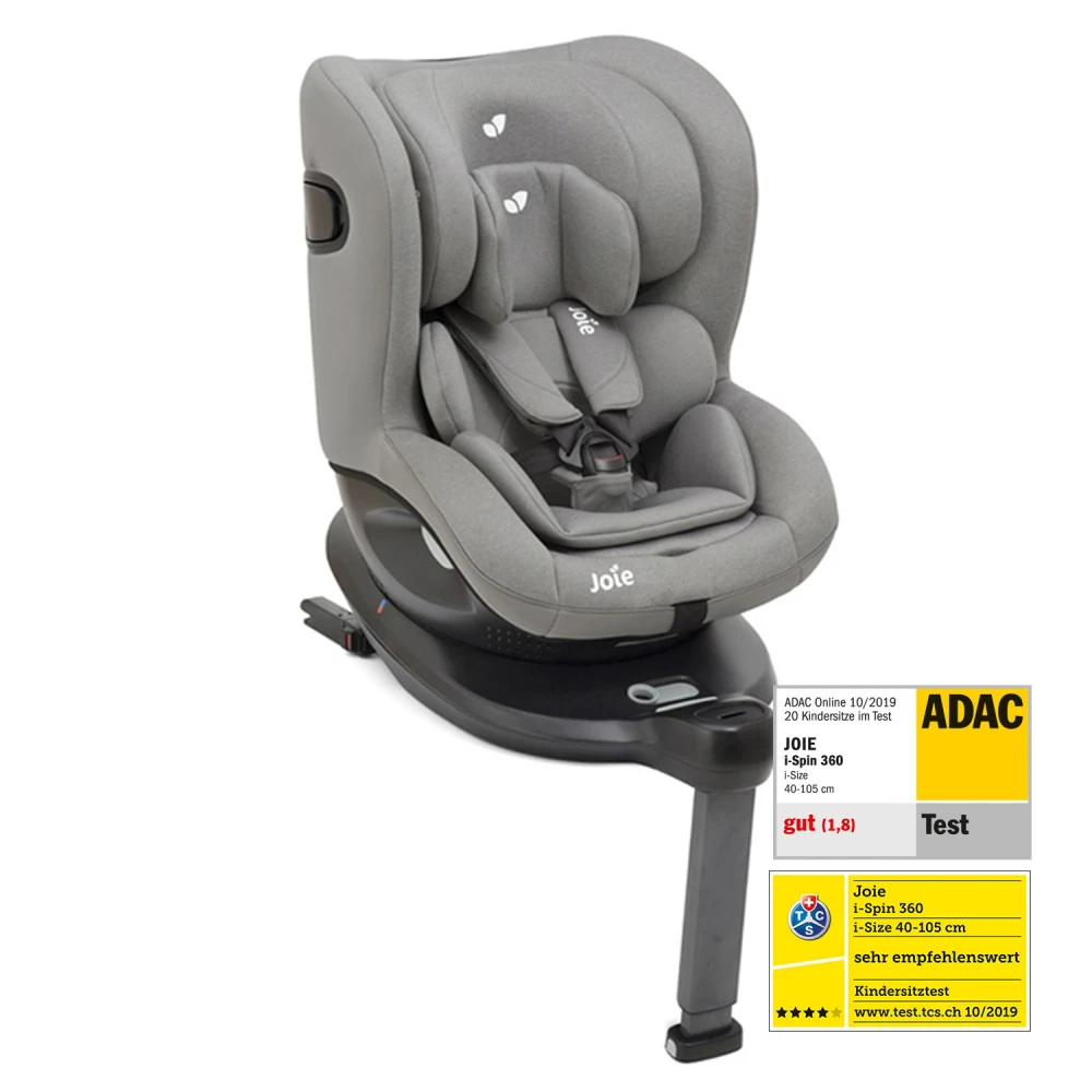 Joie Siège Auto I-size Spin 360 Grey Flannel Groupe 0+/1 - Image 2