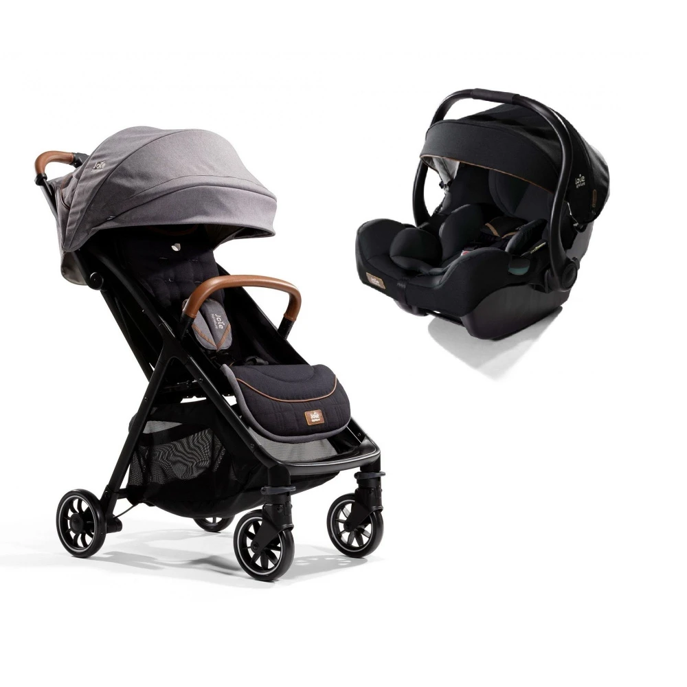 Joie Pack Duo Poussette Parcel Signature Carbon + Siège Auto I-jemini Eclipse