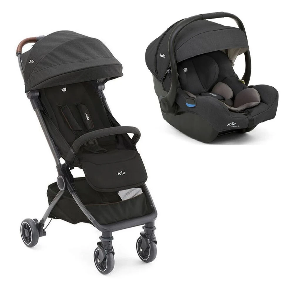 Joie Pack Duo Poussette Pact Flex Shale + Siège Auto I-gemm 3 Shale