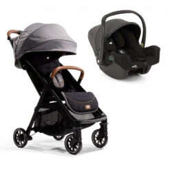 Joie Pack Duo Poussette Parcel Signature Carbon + Siège Auto I-snug 2 Shale
