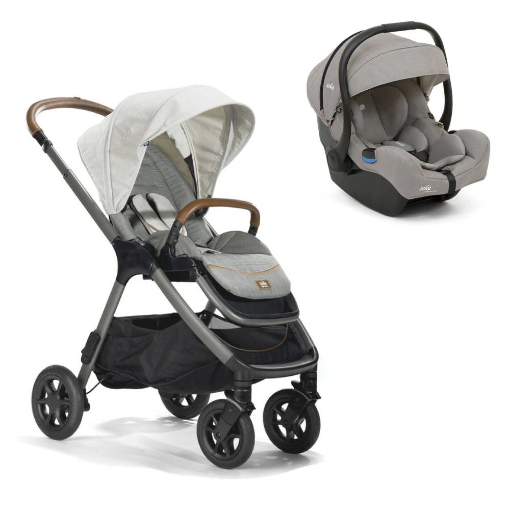 Joie Pack Duo Poussette Finiti Signature Oyster + Siège Auto I-gemm 3 Pebble