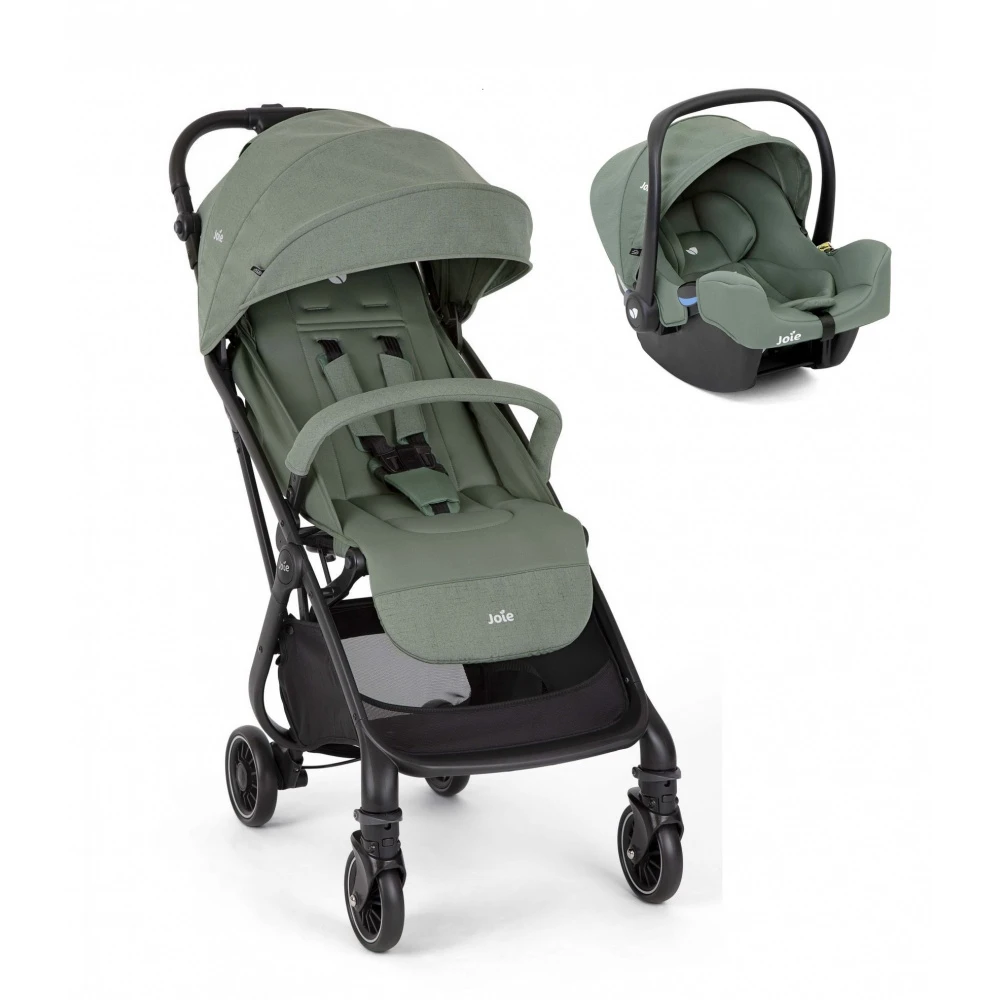 Joie Pack Duo Poussette Tourist Laurel + Siège Auto I-snug 2 Laurel