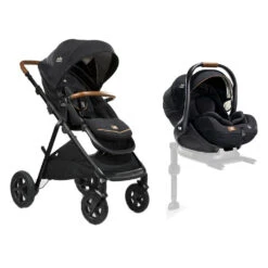 Joie Pack Duo Poussette Aeria Eclipse + Siège Auto I-level Recline Eclipse