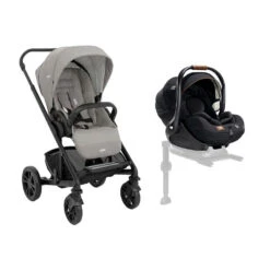 Joie Pack Duo Poussette Chrome Pebble + Siège Auto I-level Recline Eclipse