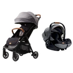 Joie Pack Duo Poussette Parcel Signature Carbon + Siège Auto I-level Recline Signature Carbon