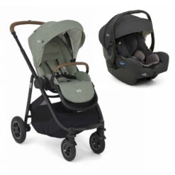 Joie Pack Duo Poussette Versatrax Laurel + Siège Auto I-gemm 3 Shale