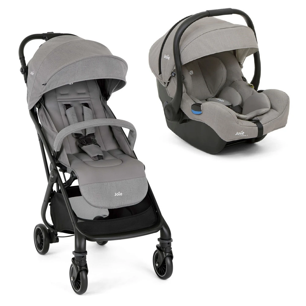 Joie Pack Duo Poussette Tourist Pebble + Siège Auto I-gemm 3 Pebble