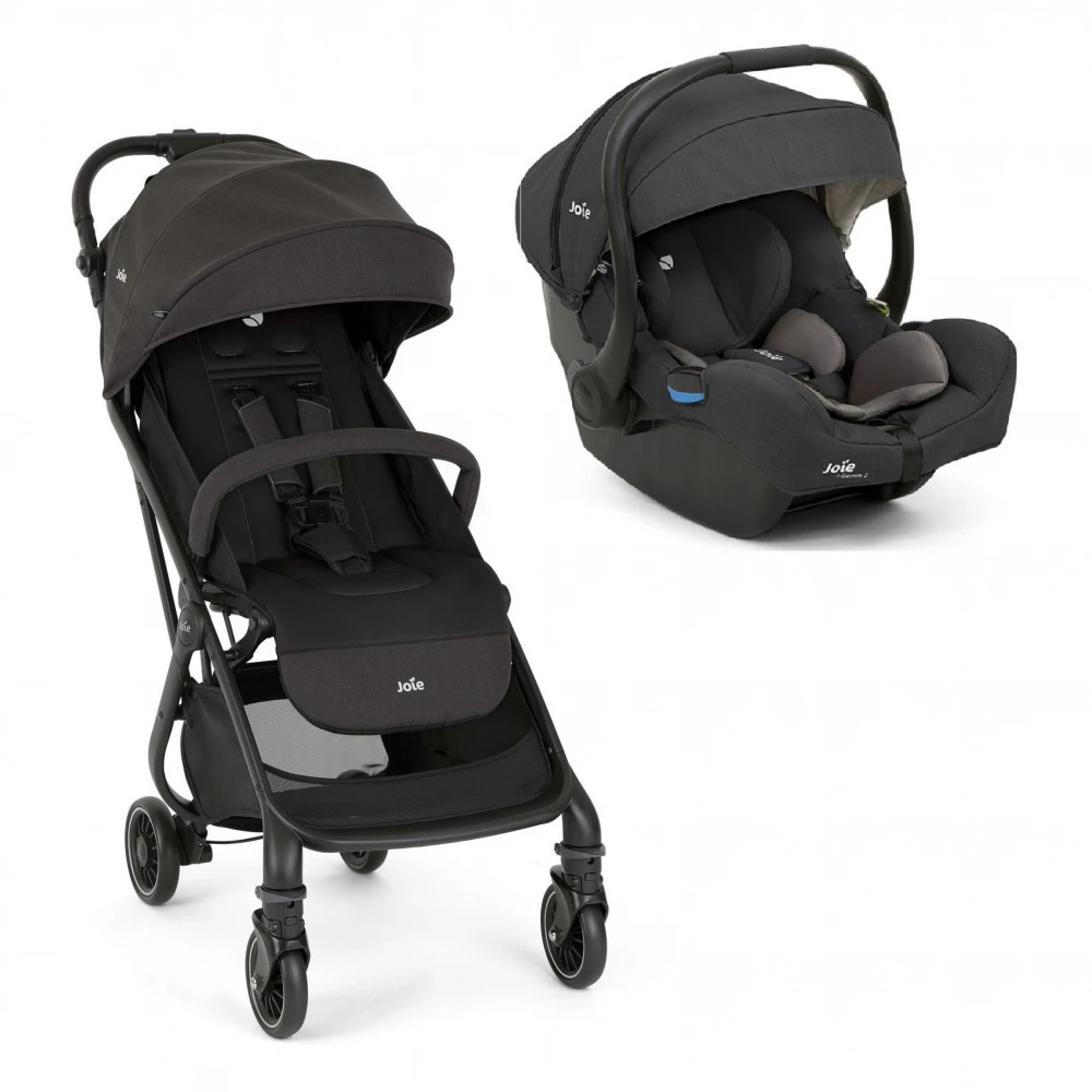 Joie Pack Duo Poussette Tourist Shale + Siège Auto I-gemm 3 Shale