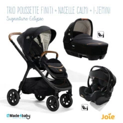 Trio Poussette Finiti + Calmi + I-Jemini JOIE Signature Eclipse