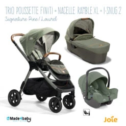 Trio Poussette Finiti+ Ramble XL + I-Snug 2 JOIE Signature Pine / Laurel
